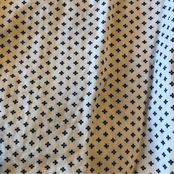 Gentlemen's Outfitters Mens Size M Button Down Shirt Black White Cotton - Picture 5 of 7